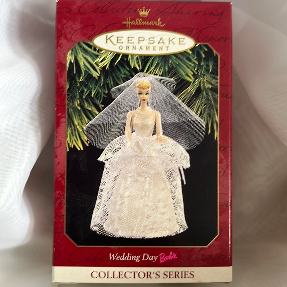Vintage 1997 Barbie "Wedding Day" Hallmark Keepsake Ornament, Collector's Series